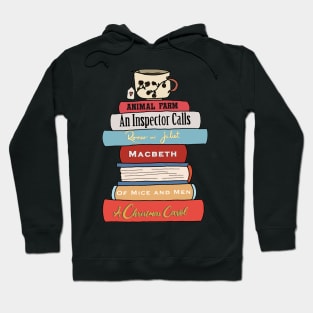 English Literature book stack Hoodie